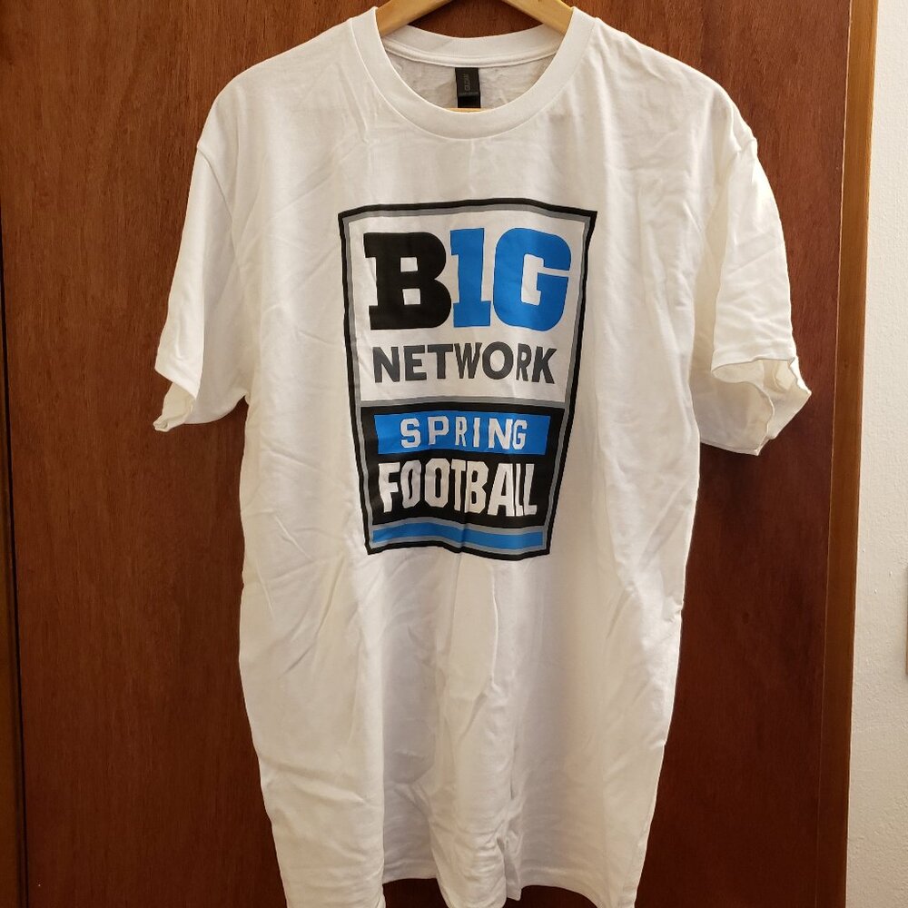Big Ten Network Spring Football Short Sleeve T-Shirt, Size Large